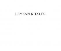 LEYSAN KHALIK