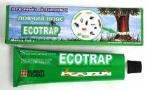 ECOTRAP, нетоксичный клей против всех вредителей, non poisonous glue for killing insects, VALBRENTA CHEMICALS, Moscow, Made in Russia, нетоксичный клей от насекомых, ловчий пояс, масса 135 г., не токсичен, не боится воды.