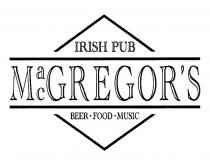 IRISH PUB MACGREGOR'S BEER FOOD MUSIC