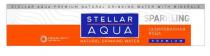 «STELLAR AQUA», «PREMIUM NATURAL DRINKING WATER WITH MINERALS», «STELLAR GROUP