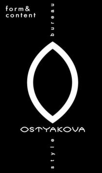 OSTYAKOVA, style bureau, form & content