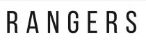 Словесный элемента «RANGERS», написанный печатными буквами английского алфавита, «RANGERS» - шрифт оригинальный, цвет черный; «RANGERS» - транслитерация «рэнжерс». Перевод элемента : rangers – в пер. с англ. –охотники