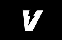 Cловесный элемент - буква «V», выполненная прописной буквой английского алфавита (транслитерация: [В]), и изображения ломаных линий, выполненных на букве «V»