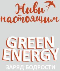 Живи настоящим GREEN ENERGY заряд бодрости