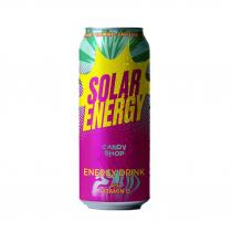 INE, TAURINE, CAFFEINE, SOLAR ENERGY, CANDY SHOP, ENERGY DRINK, WITH VITAMIN D