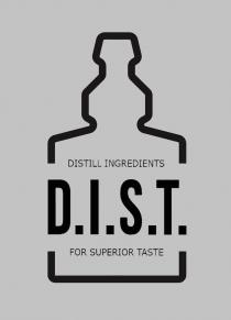 DISTILL INGREDIENTS FOR SUPERIOR TASTE D.I.S.T.