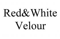 RED&WHITE VELOUR