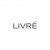 Словесный элемент выполнен в виде стилизованной надписи черным цветом, на белом фоне, буквами латиницы, в одну строку: «LIVRE» (транслитерация: «ЛИВРЕ»).