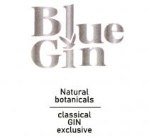 BLUE GIN NATURAL BOTANICALS CLASSICAL GIN EXCLUSIVE