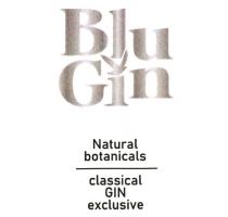 BLU GIN NATURAL BOTANICALS CLASSICAL GIN EXCLUSIVE