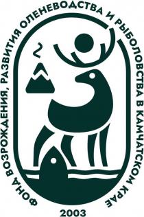 Фонд возрождения, развития оленеводства и рыболовства в Камчатском крае обозначает наименование организации. 2003 - это год создания фонда.
