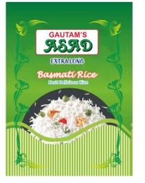 GAUTAM'S ASAD, EXTRA LONG, Basmati Rice, Best Delicious Rice