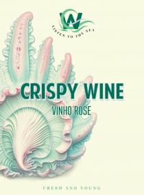 LISTEN TO THE SEA CRISPY WINE VINHO ROSE FRESH AND YOUNG