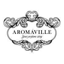 AROMAVILLE с диакритическим знаком (апострофом) над второй буквой A/ Слово AROMAVILLE фантазийное, образовано от двух иностранных слов AROMA (англ. Аромат) и VILLE (фр. Небольшой город, городок).