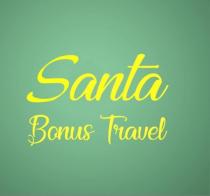 Santa Bonus Travel, шрифт первой буквы S - Gabrielle, остальные - Athena of the Ocean