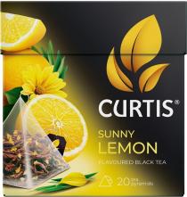 CURTIS, SUNNY LEMON, FLAVOURED BLACK TEA, 20 tea pyramids