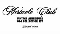 Miracolo Club VINTAGE ATHLEISURE 024 COLLECTION, IST Limited edition