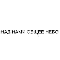 НАД НАМИ ОБЩЕЕ НЕБО