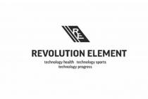 REVOLUTION ELEMENT technology health technology sports technology progress