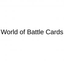 World of Battle Cards