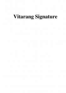 Vitarang Signature