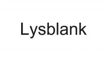 Lysblank