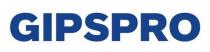 Словесный элемент GIPSPRO выполнен буквами латинского алфавита оригинальным шрифтом синего цвета. Транскрипция - [джипспро]. Обозначение является фантазийным, семантического значения не имеет.