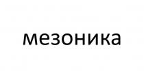 мезоника