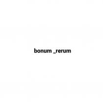 bonum _rerum