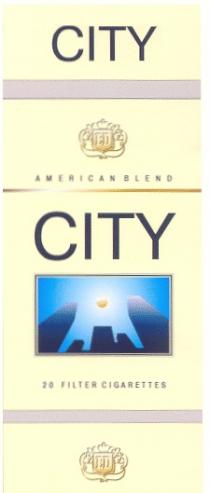 CITY LD L D FILTER CIGARETTES AMERICAN BLEND