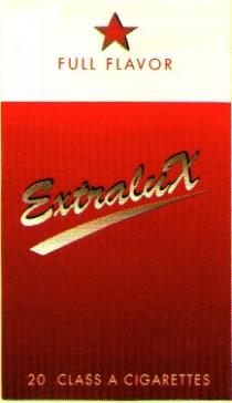 FULL FLAVOR EXTRALUX 20 CLASS A CIGARETTES