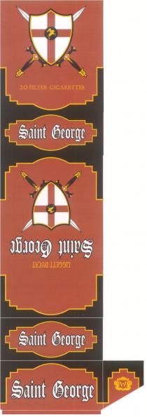 FILTER CIGARETTES SAINT GEORGE LIGGETT DUCAT