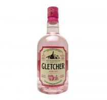 GLETCHER PINK GIN BATCH DISTILLED FROM AN ADVENTUROUS BLEND OF SPICES FROM AROUND THE WORLD ESDT 1935 SLOW DISTILLED BY HAND