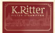 K.RITTER FILTER CIGARITTES