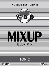 WORLDS BEST DRINKS WBD MIXUP WD BEER MIX TONIC