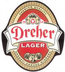 PREMIUM QUALITY DREHER LAGER 1854 EREDETI MINOSEG