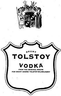 COUNT TOLSTOY MILOSLAVSKY