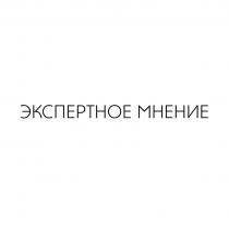 ЭКСПЕРТНОЕ МНЕНИЕ