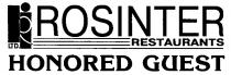 RI ROSINTER RESTAURANTS HONORED GUEST LTD