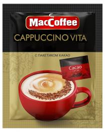 MACCOFFEE CAPPUCCINO VITA CACAO TOPPING С ПАКЕТИКОМ КАКАО