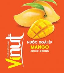 VINUT FOODS AND BEVERAGE NUOC XOAI EP MANGO JUICE DRINK