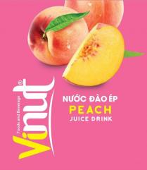 VINUT FOODS AND BEVERAGE NUOC DAO EP PEACH JUICE DRINK