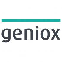 Словесное обозначение, состоящее из одного фантазийного слова GENIOX, выполненное стандартным шрифтом.