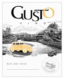 GUSTO VINO LEVOKUMSKIY RED DRY WINE PRODUCED AND BOTTLED