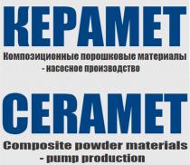 КЕРАМЕТ КОМПОЗИЦИОННЫЕ ПОРОШКОВЫЕ МАТЕРИАЛЫ - НАСОСНОЕ ПРОИЗВОДСТВО CERAMET COMPOSITE POWDER MATERIALS - PUMP PRODUCTION