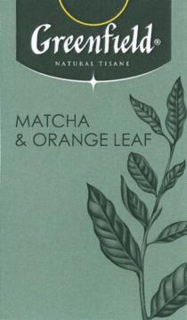 GREENFIELD NATURAL TISANE MATCHA ORANGE LEAF