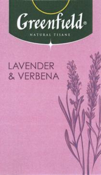 GREENFIELD NATURAL TISANE LAVENDER & VERBENA