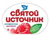СВЯТОЙ ИСТОЧНИК СОВКУСОМ МАЛИНА НИЗКОЕ СОДЕРЖАНИЕ САХАРА