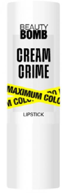 BEAUTY BOMB CREAM CRIME MAXIMUM COLOR LIPSTICK