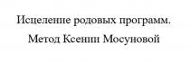 ИСЦЕЛЕНИЕ РОДОВЫХ ПРОГРАММ МЕТОД КСЕНИИ МОСУНОВОЙ